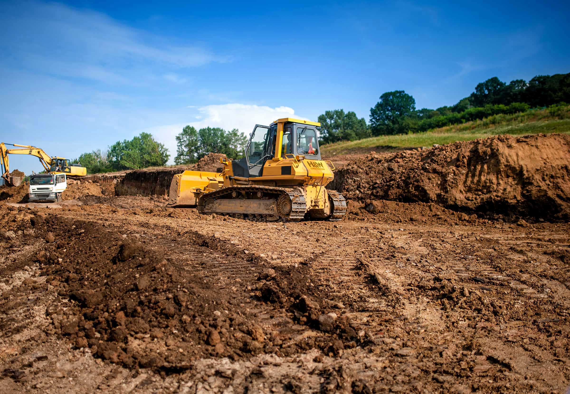 excavation land development construction strong start