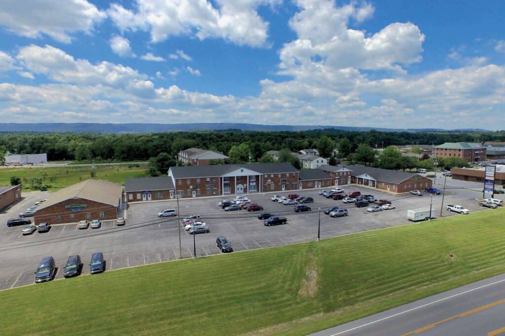 Boulevard Plaza Commercial Leasing aerial 2