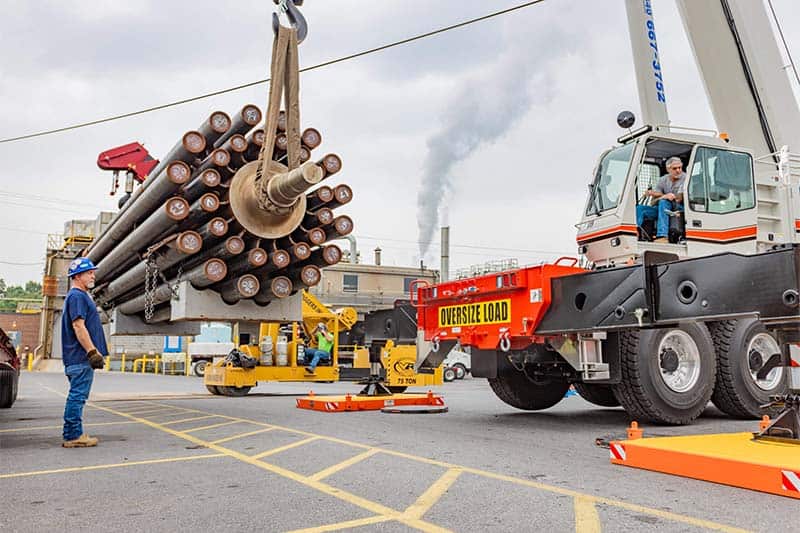 darlington ingredients lift 110 ton crane